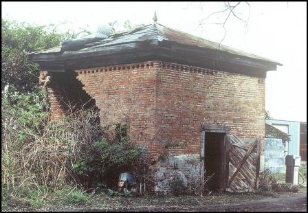 Smokehouse showing deterioration